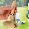 Hand bell, table bell with wooden handle, hand bell, classic