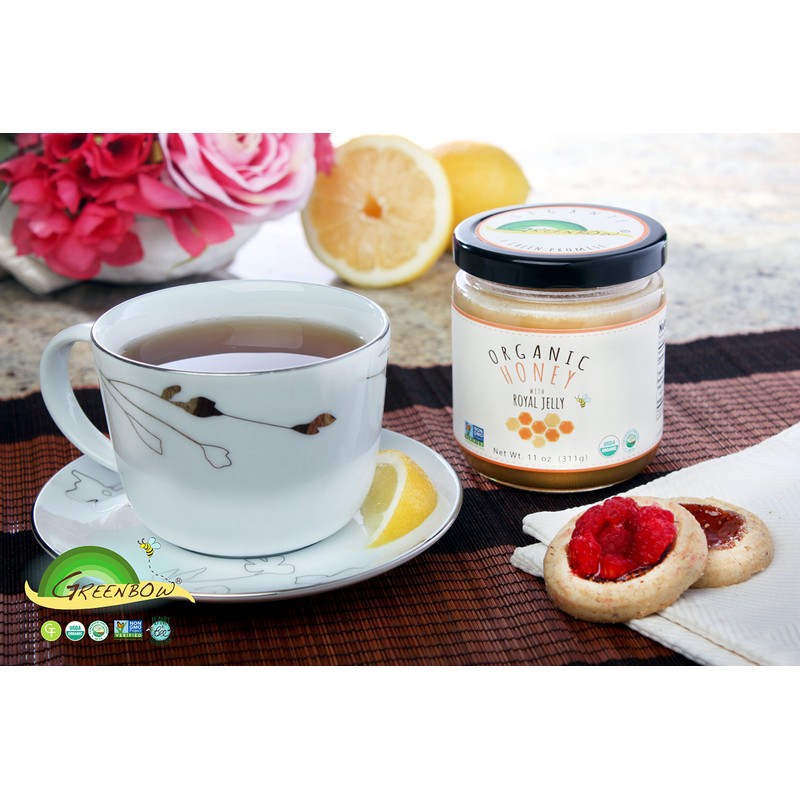 GREENBOW Organic Honey with Royal Jelly 11oz