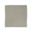 IB Laursen Fabric Napkin Double Woven Ash Grey