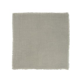 IB Laursen Fabric Napkin Double Woven Ash Grey