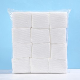 Disposable Thin Pearl Pattern Cotton Pads for Toner Packs, Cleansing, Facial Use, and Tattooing (Salon Grade, Free Size) Material 10ea