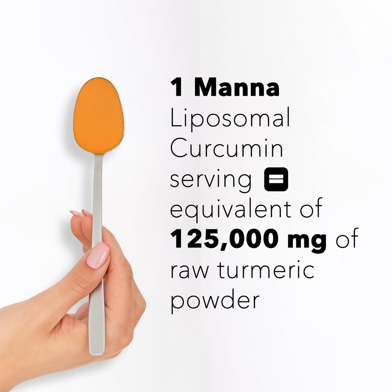 Manna Vitamins Evolved Liposomal Liquid Curcumin for Advanced Absorption Best