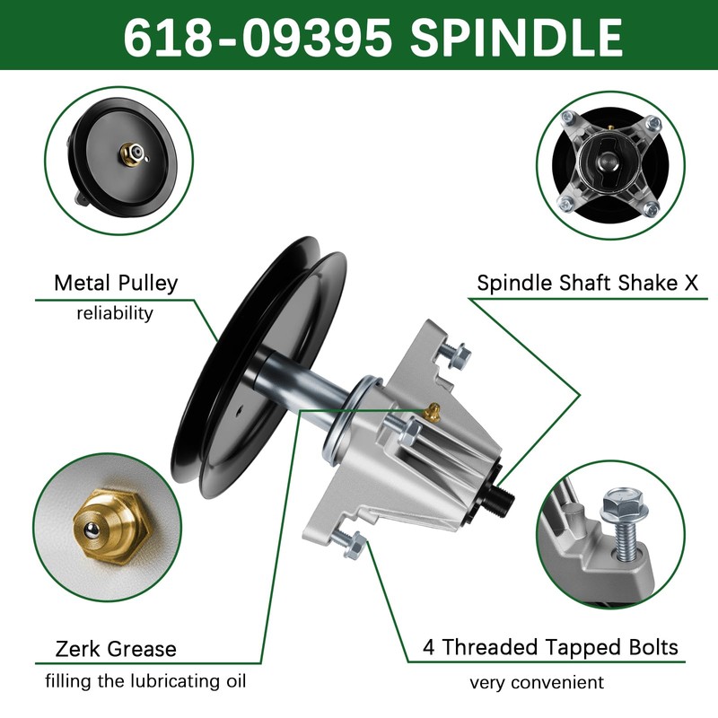 618P09395 618-09395 Lawn Mower Deck Spindle Assembly for Cub Cadet