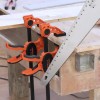 Jorgensen Bar Clamps For Woodworking, 12" 2-Pack One-Handed Clamps/Spreade