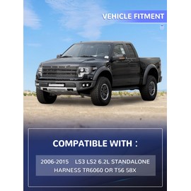 Engine Standalone Wiring Harness TR6060 T56 58X Replacement for 2006-2015 LS2 LS3 6.2L 6L80E 6L90E 58X DBW 2006-2015 Truck