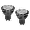 2pcs 7W GU10 LED Light Bulb 6000K White Light LED