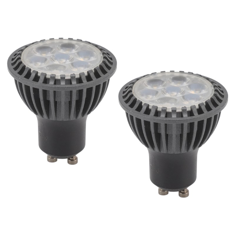 2pcs 7W GU10 LED Light Bulb 6000K White Light LED