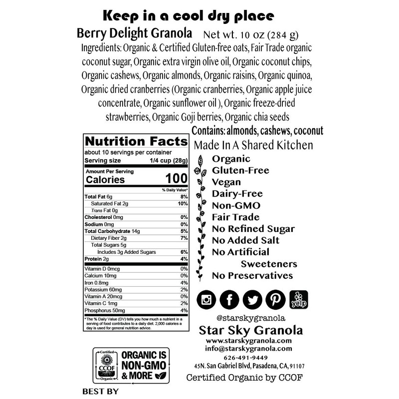 Star Sky Granola Pack of 5 ( Berry Delight Granola