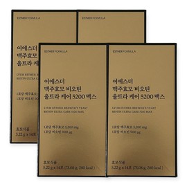 Esther Formula Yeo Esther Ultra Care Brewer's Yeast Biotin Max 5200 4 boxes, 56 packs total / 여에스더 울트라케어 맥주효모 비오틴 맥스 5200 4박스 총56포