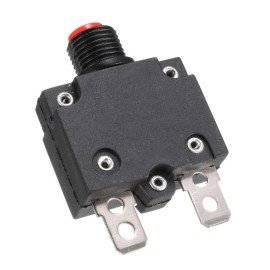uxcell AC 125V/250V 15A Push Button Circuit Breaker for Air Compressor 5 Pcs