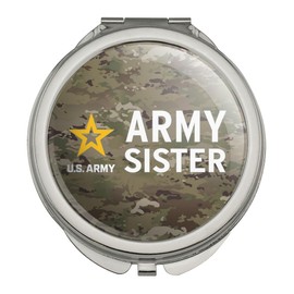 U.S. Army Sister Compact Travel Purse Handbag Makeup Mirror