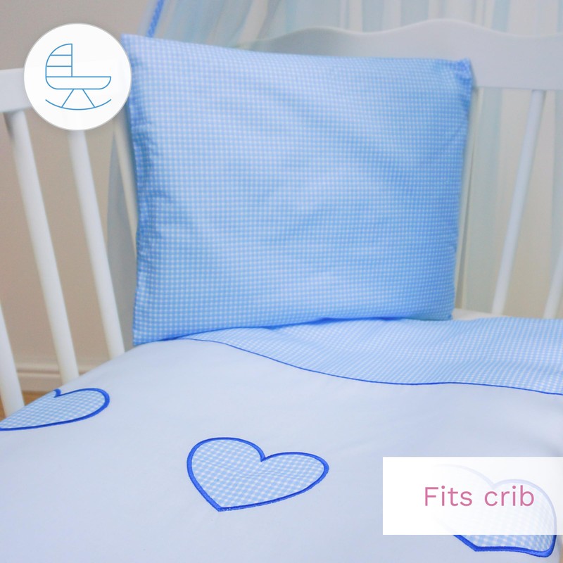 4 Piece Crib Bedding Set With Cover To Fit Crib/Basket/Pram