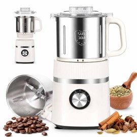 Electric Grinder for Kitchen, 800W Spice Grinder with Detachable Bowl