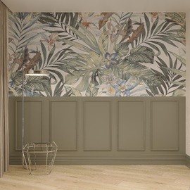 Decozayn Wall Molding Kit, Premade Wainscoting Panels, Picture Frame Moulding, Pre Cut Wall and Door Molding &Trim Panel Kits, Wainscot Wall Panel for Home Decoration, 4 Frames (80x60)