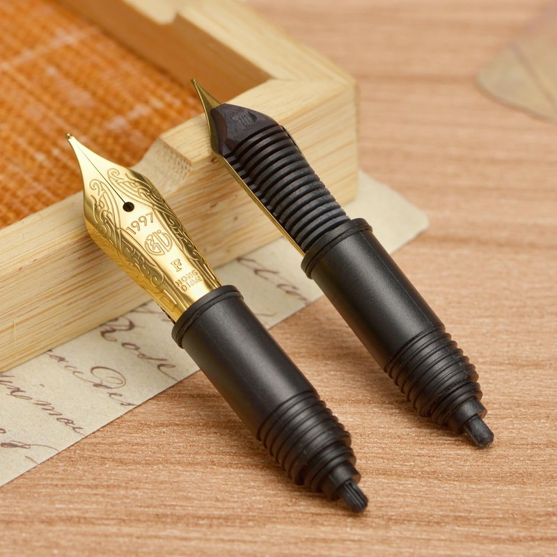 Set of Hongdian D5 Fountain Pen Golden Nib (Extra Fine