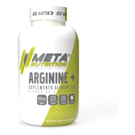 Arginina Meta Nutrition Arginine+ Contenido 120 Tabletas Sabor Sin sabor