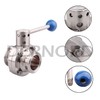 DERNORD Sanitary Butterfly Valve with Pull Handle Stainless Steel 304
