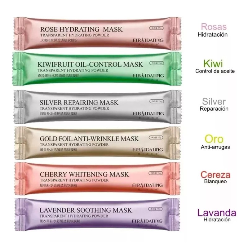 Mafab Pack 15 Jelly Mask Mascarilla Y 1 Pincel Facial