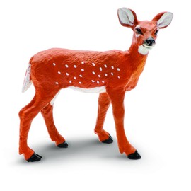 Safari Ltd. North American Wildlife Collection - Whitetail Fawn Figurine Non-toxic and BPA Free