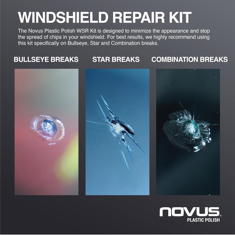 Novus Plastic Polish | DIY Chip Repair Kit | One