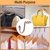 Sumnacon Hanger Hooks 30 Pcs Clothes Hanger Hooks Gold Metal