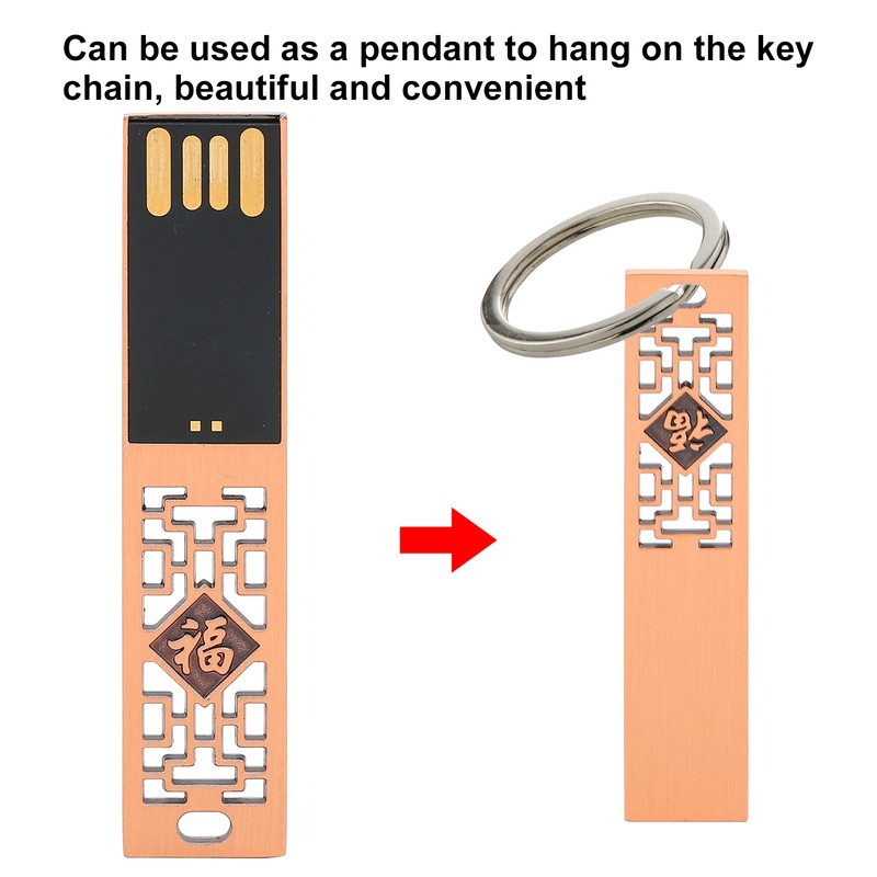 USB Flash Disk Portable Waterproof Metal 2.0 Drive Storage Memory