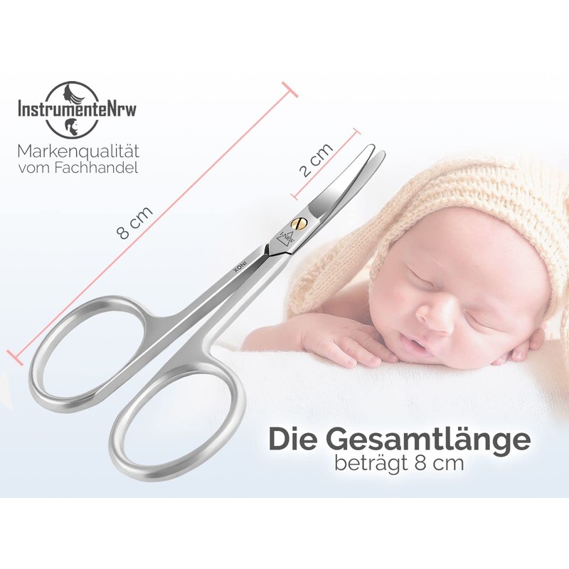 Baby Scissors Children's Nail Scissors Curved with Rounded Ends for