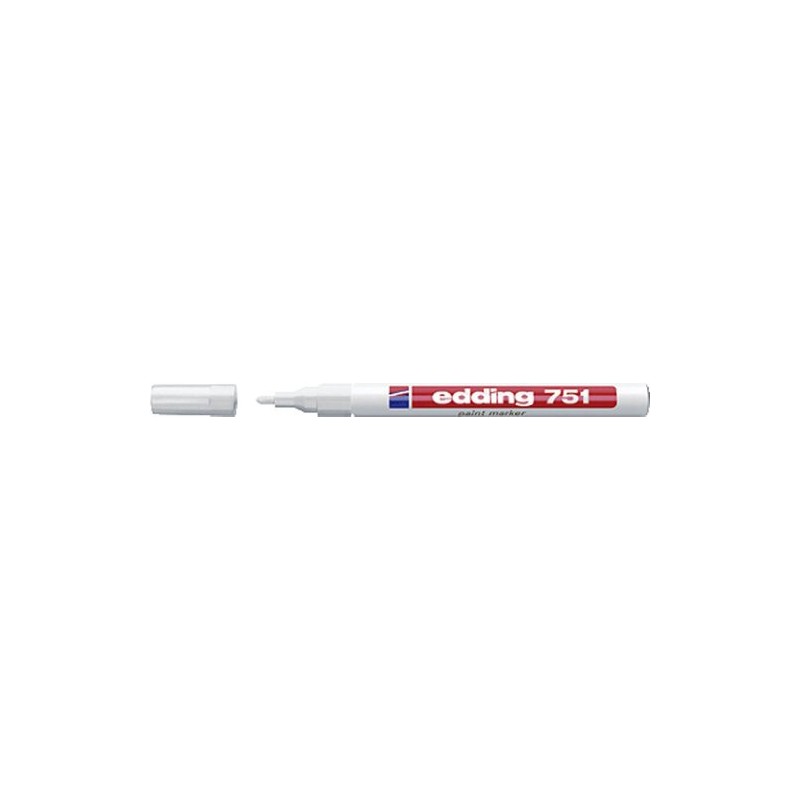 edding 751 Paint Marker Approx. 1.0-2.0 mm White