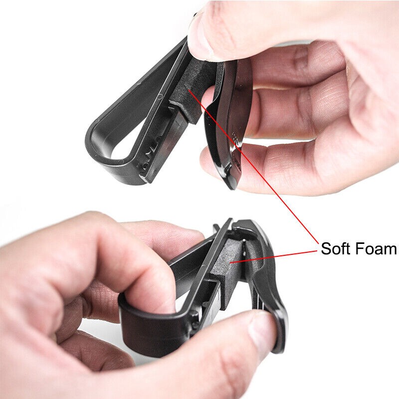 glasses、spectacles，eyeglasses，sunglasses Holder Clips 6Pack Car Glasses Sunglasses Eyeglass Ticket Card