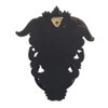Horned God Skeleton Hanging Door Knocker Wall Hanging Plaque for