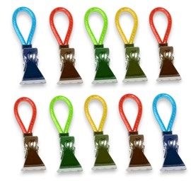 all-around24 Towel Hangers, Towel Clips, Hooks, Loops, Set, Clips, Pot Holders, Tea Towels, Clips, Clips (Pack of 10)
