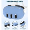 Silicone Cover Set Compatible with Meta Oculus/Quest 3, VR Accessories