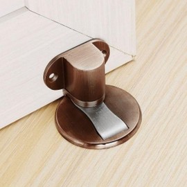 EAS Youngdal Hardware Quiet Home Magnetic Door Stopper, Height Adjustable Bronze