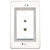 RiteAV in-Wall Cable Management Kit Recessed Outlet CAT6 Coax Wall