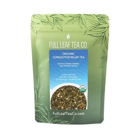 Organic Congestion Relief Tea - 2 oz Bag (approx. 30 servings) | Full Leaf Tea Company