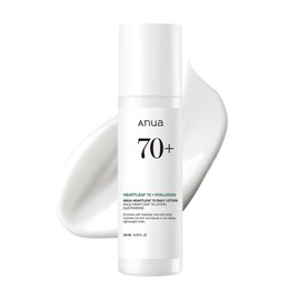 Anua Heartleaf Locin diaria, hidratante facial con cido hialurnico para pieles sensibles, ligera, coreana para el cuidado de la piel (6.8 fl oz, 6.76 
