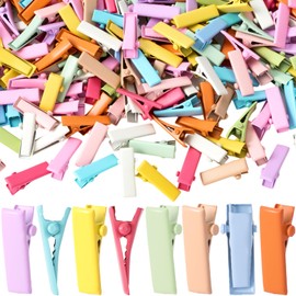 100pcs Metal Alligator Hair Clips, Crocodile Hair Clips