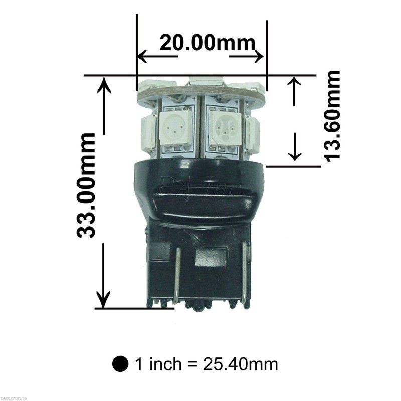 PA LED 2x PURPLE 3157 3156 13 5050 SMD LED