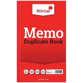Silvine 601 - Dup Book Rule 81/4x5in PK6