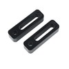 Passenger 3/4" Floorboard Extension Kit Fit Harley Touring 2010-2021 (Black)