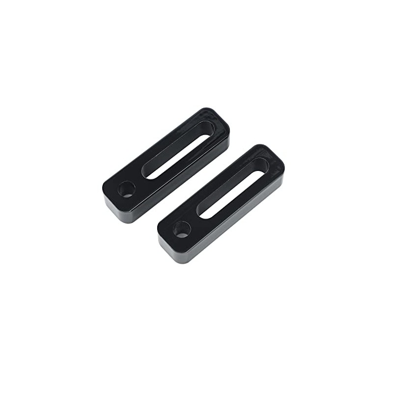 Passenger 3/4" Floorboard Extension Kit Fit Harley Touring 2010-2021 (Black)