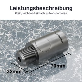 CSOOM Quick Change Drill Connection, Hollow Drill Bit, Concrete Hole Saw, Pilot Drill Quick Change, M22, Drill Bit Socket, Can Drill