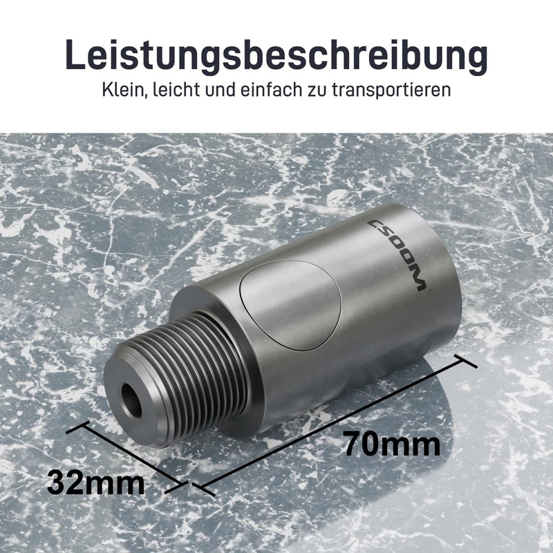 CSOOM Quick Change Drill Connection, Hollow Drill Bit, Concrete Hole