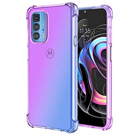Funda para Moto Edge 20 ProMoto Edge S Pro 5G XT2153-1, funda transparente con gradiente de TPU delgada antiaraazos, a prueba de golpes, funda...     