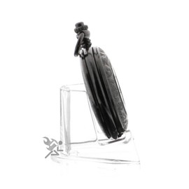 OnFireGuy Pocket Watch Lighter & Knife Display Stand Deluxe Easels 1/2” Shelf, Clear 25 Pack