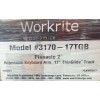 Workrite Ergonomics CG180S26 Straightaway Keyboard Tray w/ 17" Pinnacle Track