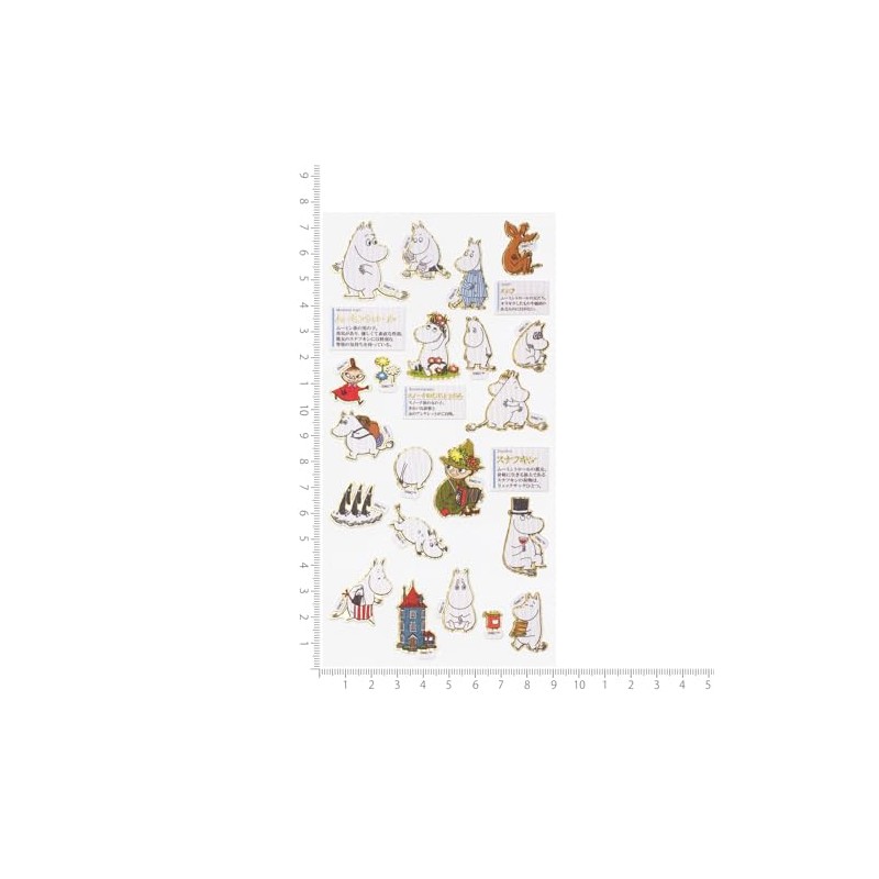 Moomin [Sticker Sheet] Adult Encyclopedia Sticker Nordic
