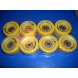 NOS New in the Package Sure Grip "SPIRIT" Freestyle Roller Skate Wheels "YELLOW"
