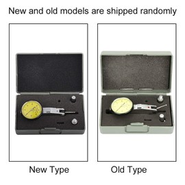 Dial Gauge 0-40-0 0.01mm Metric Dovetail Precision Rails Dial Gauge Dovetail with 2 Probes (Tungsten Steel)