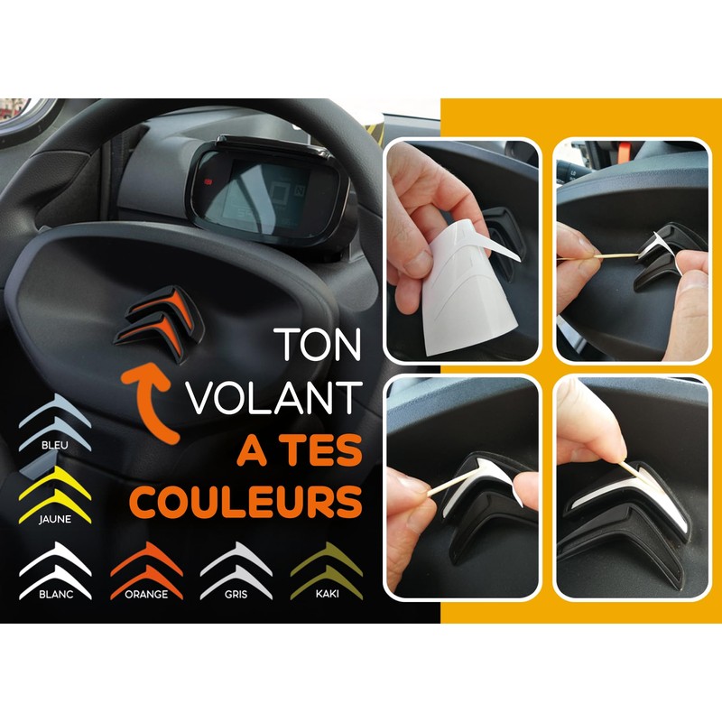 Steering Wheel (Khaki) - Compatible with Citroen AMI